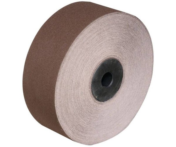 Powerfile schuurrol breedte 80 mm lengte 10 meter korrel 150 MW-Tech