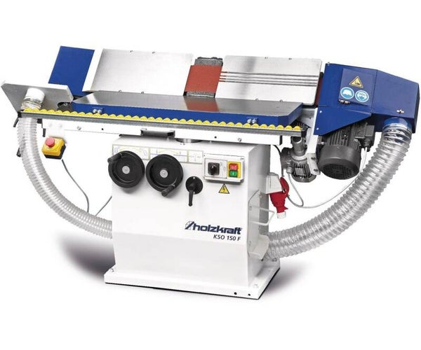 Oscillerende kantenschuurmachine schuurlengte 1050 mm slijpband 150x3000 mm 3 kW 400V met aparte motor 0,25 kW Holzkraft