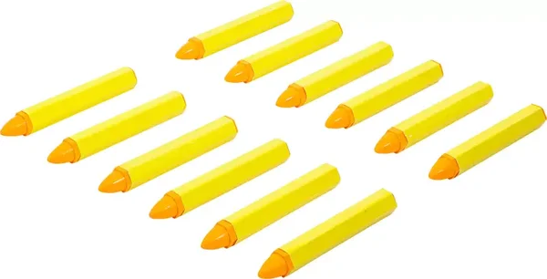 Vetkrijtstift | geel | 12 stuks