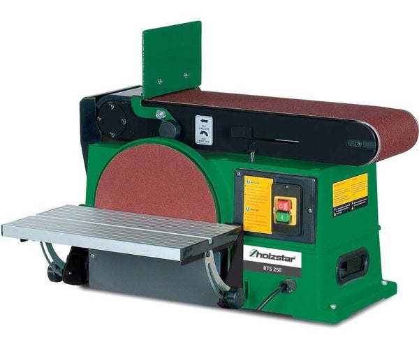 Band en schijfschuurmachine 150x1220 mm dia. 250 mm 0,8 kW 230V Holzstar