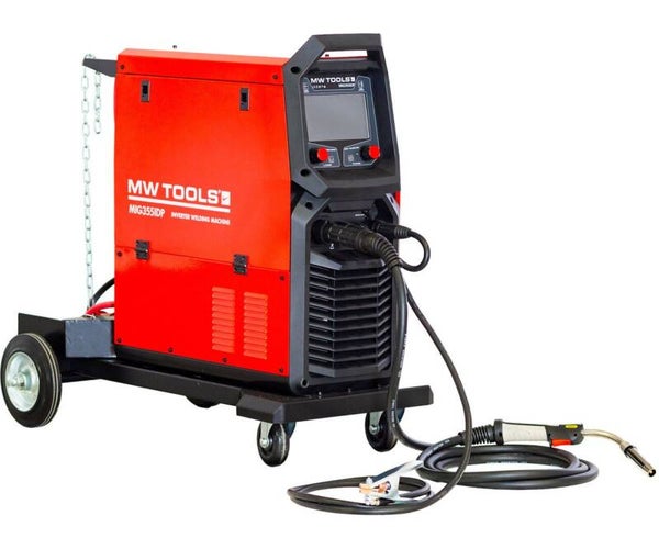 MIG 350A dubbel pulse lasinverter synergie industrieel MW Tools