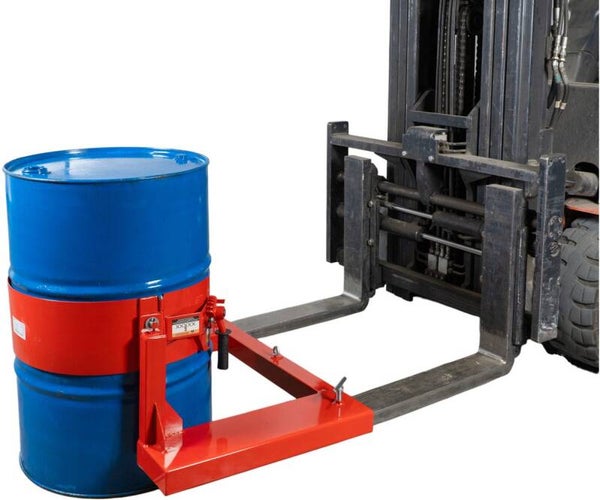 Vatengrijper en -kantelaar vorkheftruck vaten 220L 364kg MW Tools