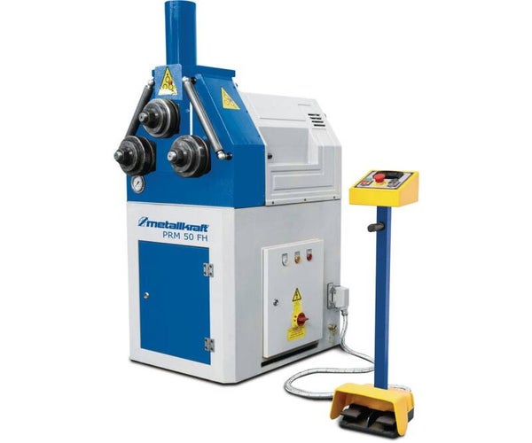 Hydraulische profielwals 3 walsen 8 ton 3 aangedreven horizontaal verticaal te plaatsen 1,12 kW 400V Metallkraft