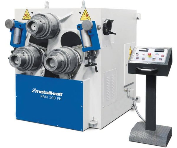 Hydraulische profielwals 3 walsen 3 aangedreven walsen horizontaal verticaal te plaatsen 7,5 kW 400V Metallkraft