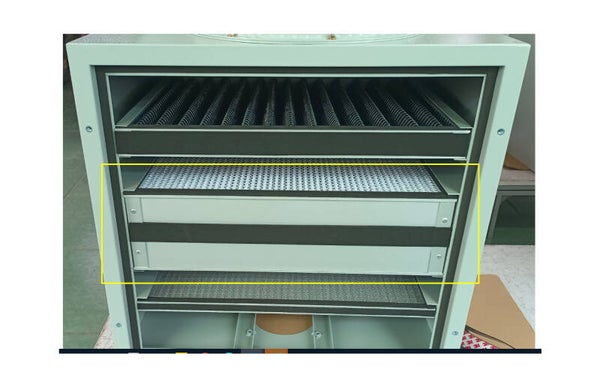 HEPA hoofdfilter voor lasrookafzuiging LA1201 – dikte 150 mm MW Tools