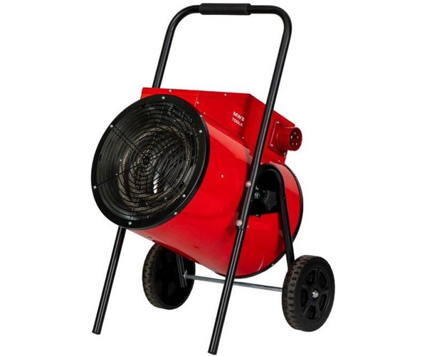 Warmeluchtblazer elektrisch 15kW 3x400V trolley MW Tools