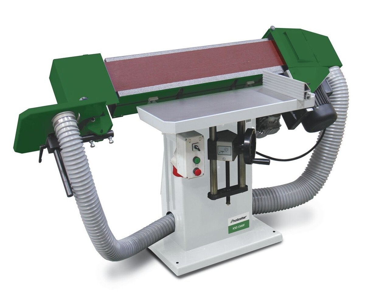 Oscillerende kantenschuurmachine schuurlengte 850 mm slijpband 150x2600 mm 3 kW 400V met aparte motor 0,25 kW Holzstar