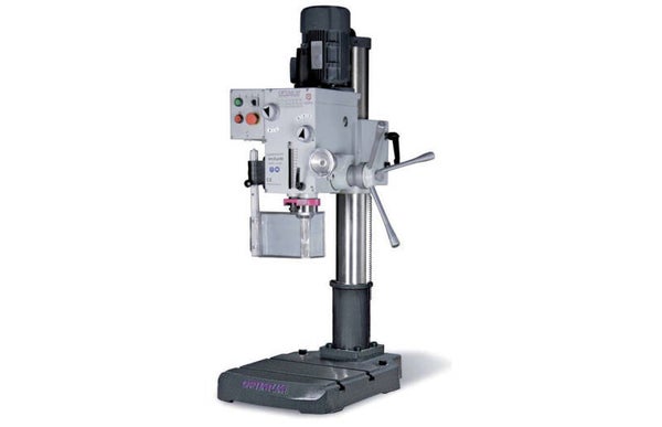 Tandwiel aangedreven tafelboormachine boren tot ø 32 mm opname MK3/M12 1,5 kW 400V boren als frezen mogelijk Optidrill