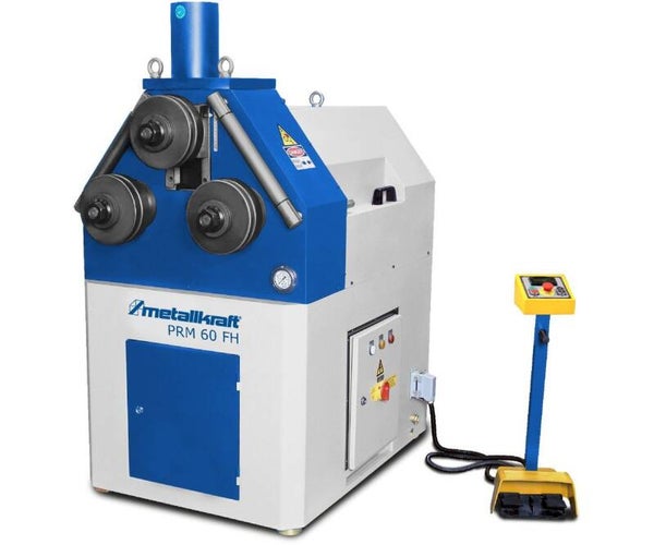 Hydraulische profielwals 3 walsen 16 ton 3 aangedreven horizontaal verticaal te plaatsen 1,5 kW 400V Metallkraft