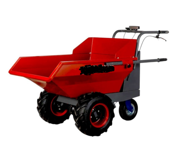 Elektrische dumper 220 liter 400kg 3 wielen batterij 48V 12Ah Stattos