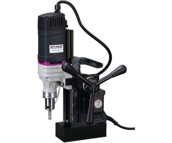 Magneetboormachine kernboren tot ø 38x35 mm 1,6 kW magneet 16000 N boorvoeding Optidrill