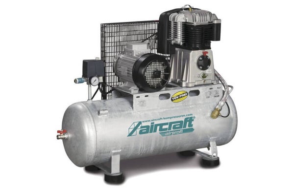 Zuigercompressor 4kW 10 bar 100l 520l/min 950tpm 400V Aircraft