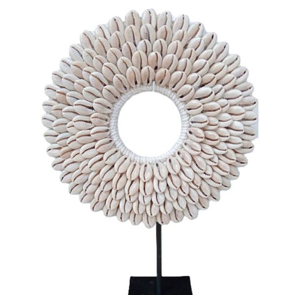 Schelpen decoratie op standaard