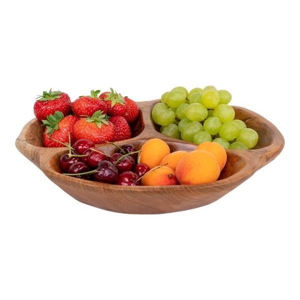 Teak bowl.
