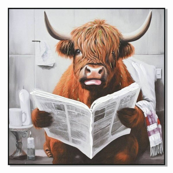 Schotse hooglander toilet.