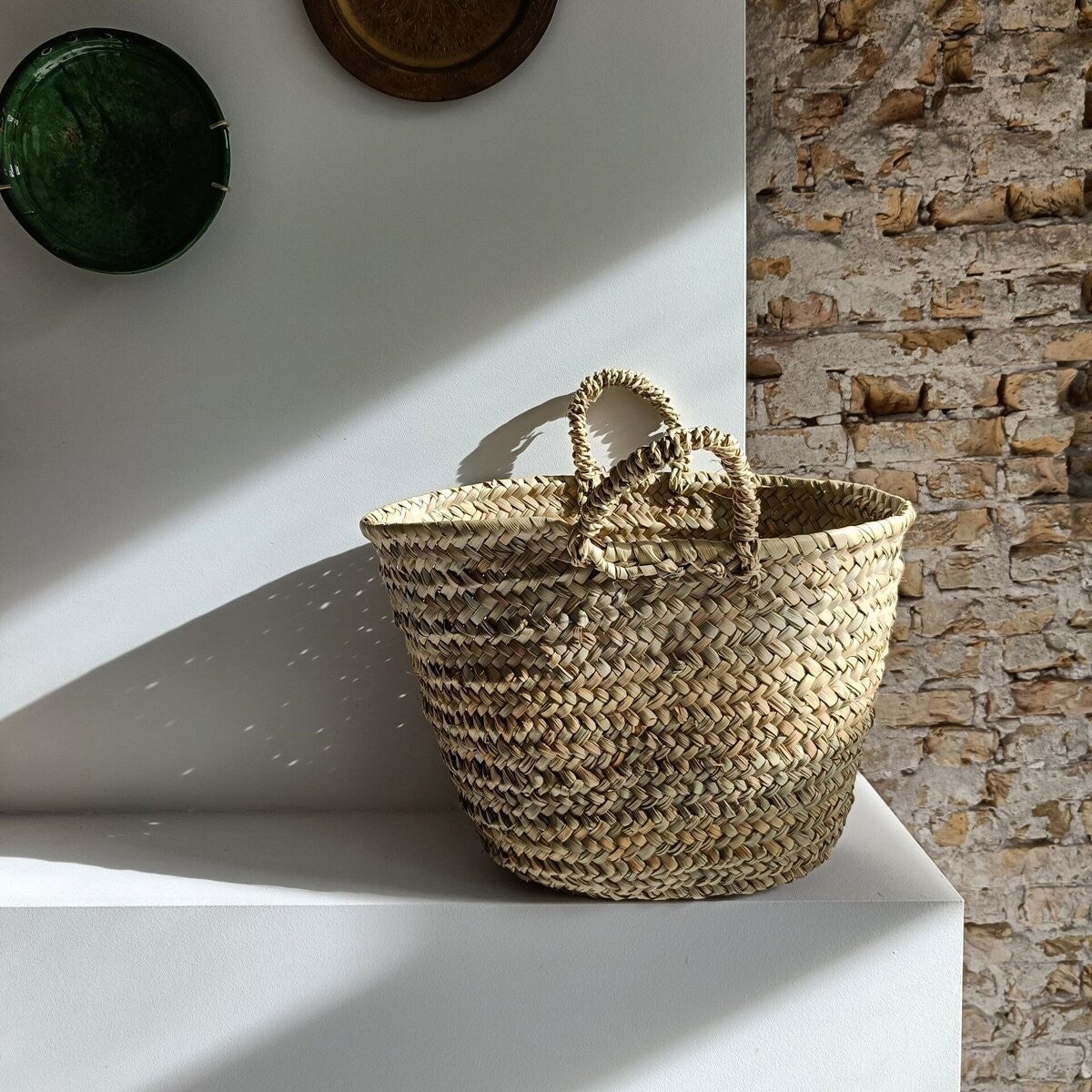 Marokkaanse rieten tas