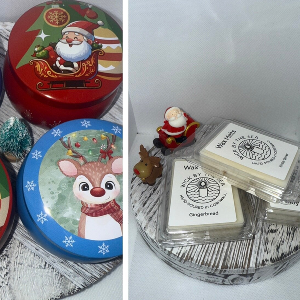 Festive candles and melts
