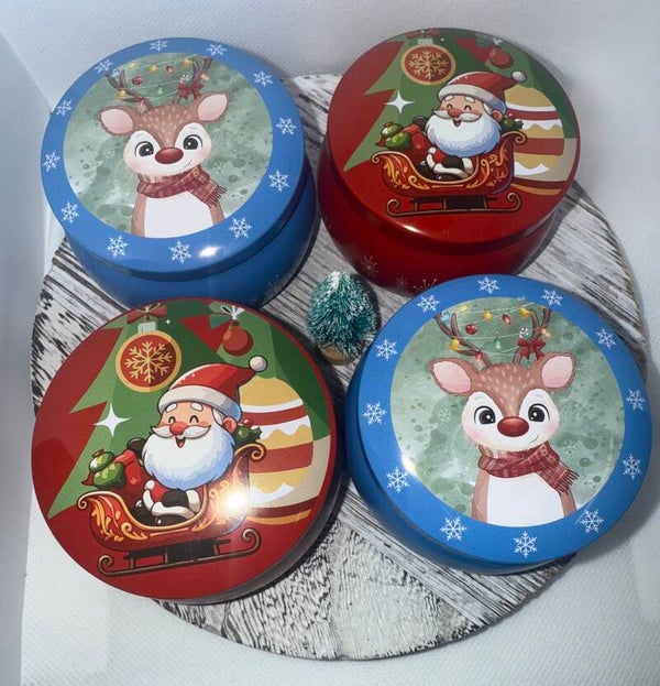 Christmas themed candles
