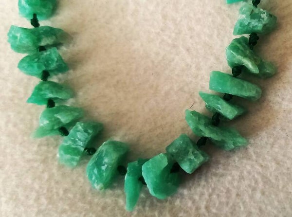 Collier van amazoniet ruw