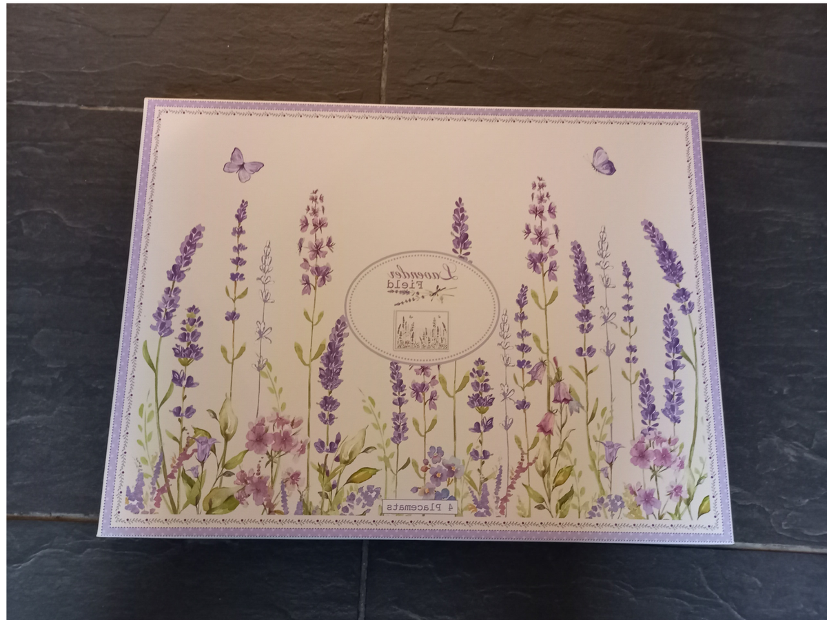 Harde placemats / Placemats galerie Regenboog