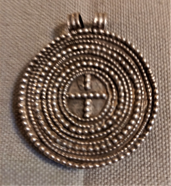 Koptisch kruis in ronde vorm