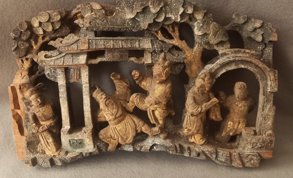 Tempeldecoratie uit oude tempel in China