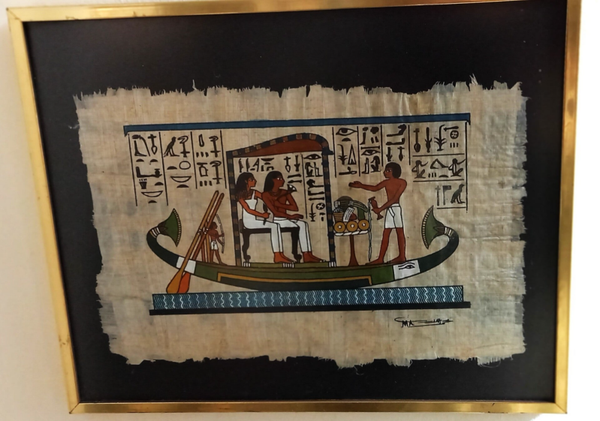 Papyrus schilderij: