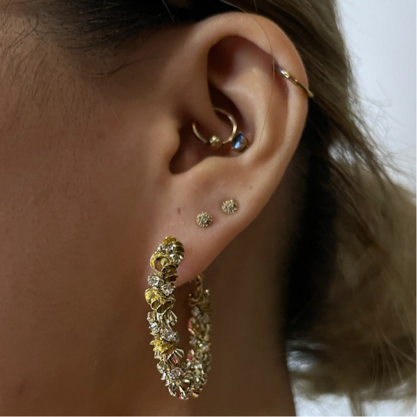 Floral Hoops Oorbellen (050)