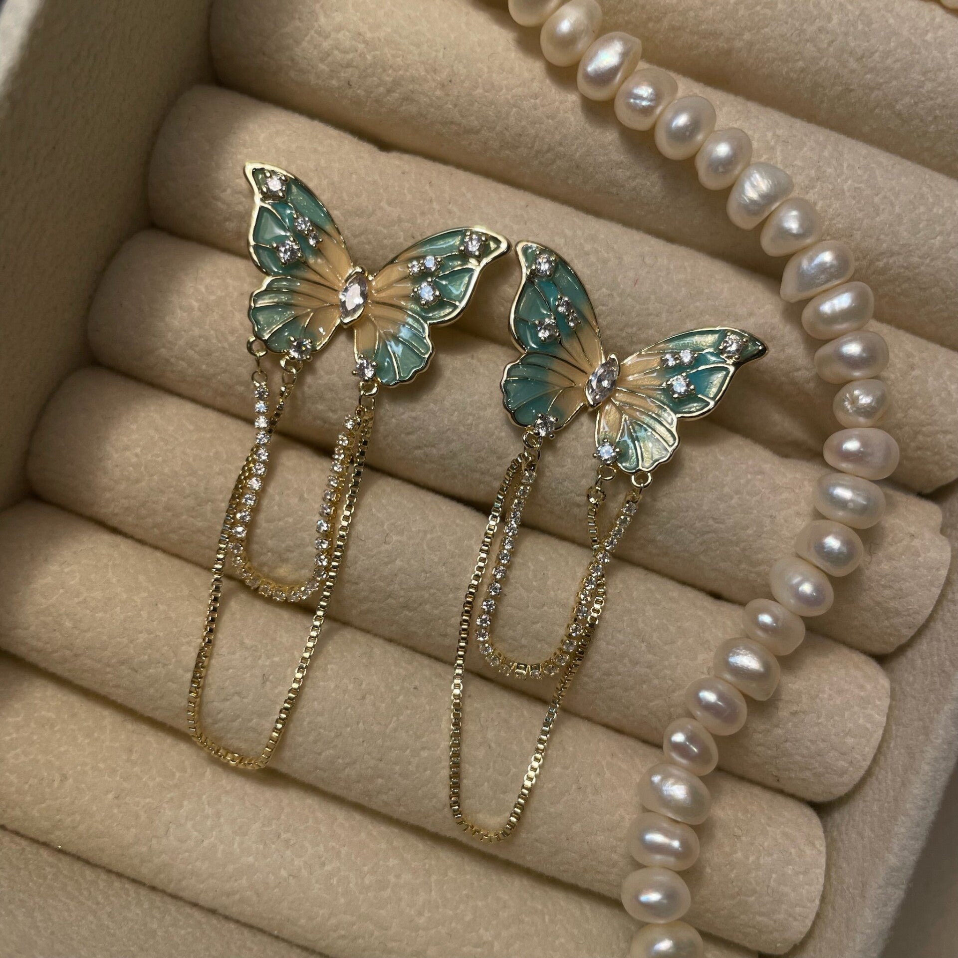 Butterfly Grace Oorbellen (009)