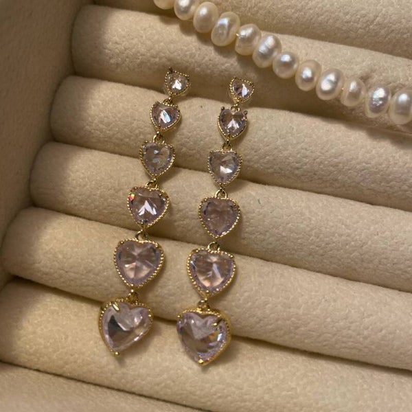 Diamond Hairpin Oorbellen (012)