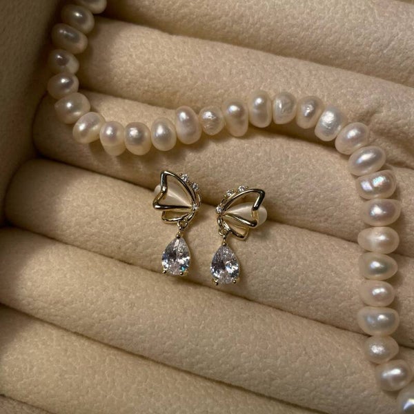 Druppel Butterfly Oorbellen (023)