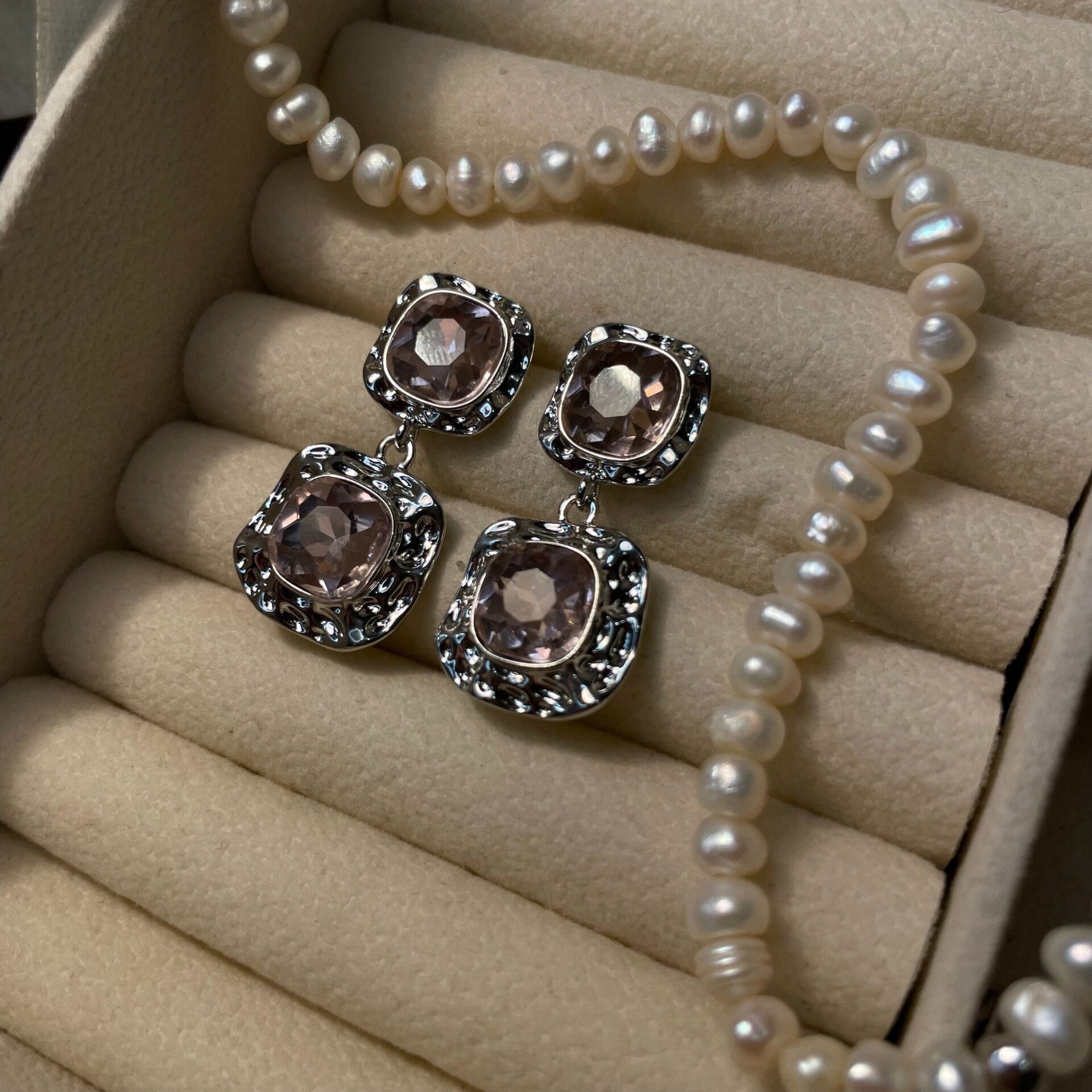 Blush Diamond Oorbellen (032)