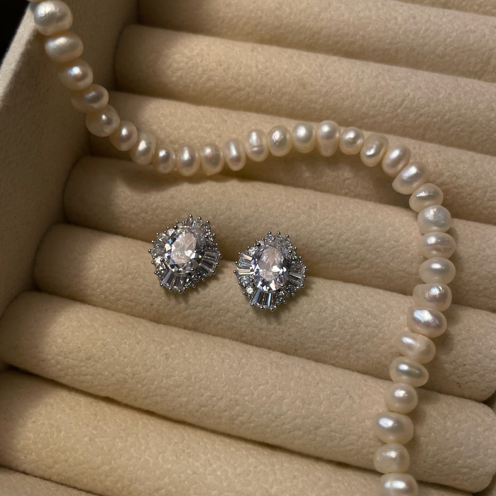 Diamond Edge Oorbellen (044)