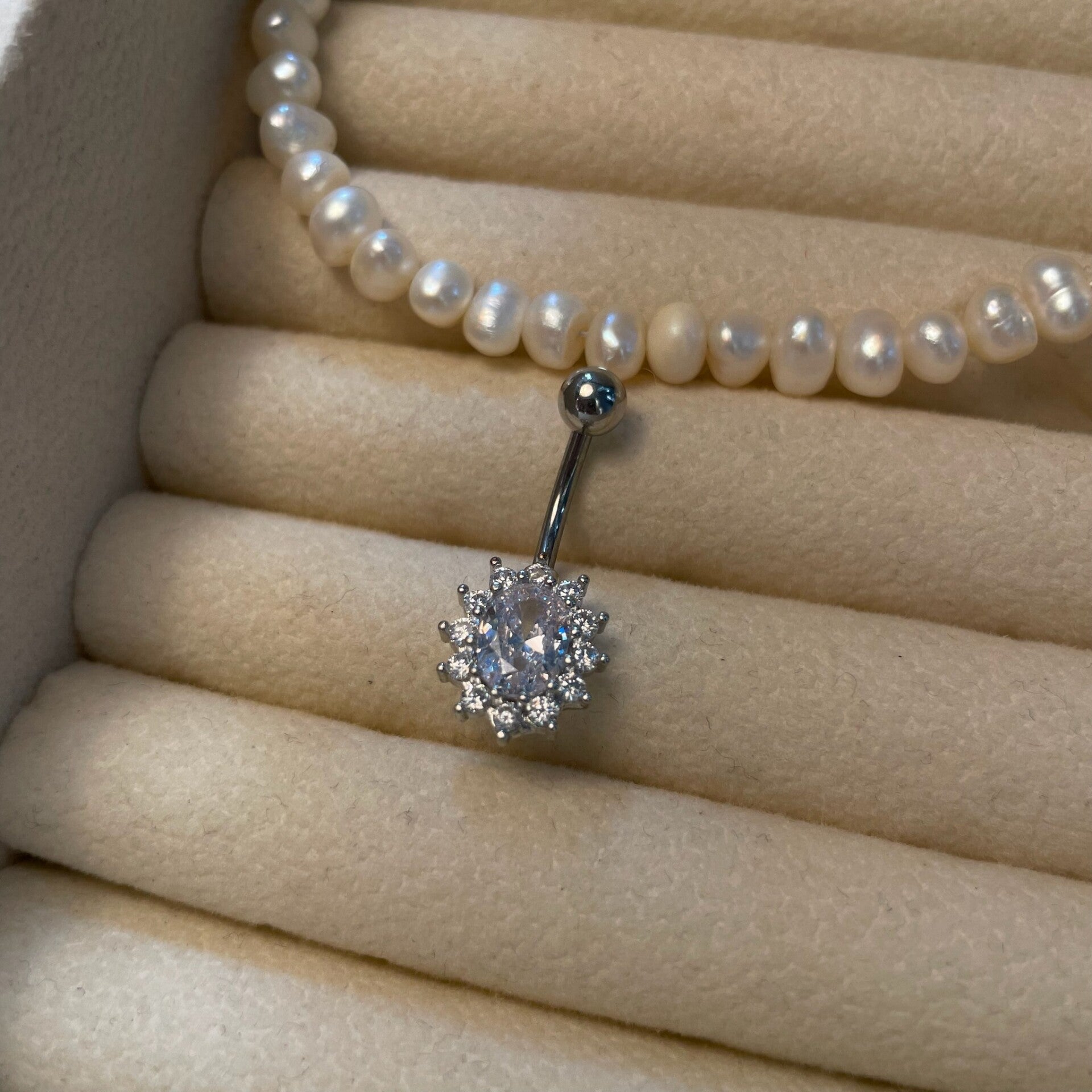 Crystal Navel Navelpiercing