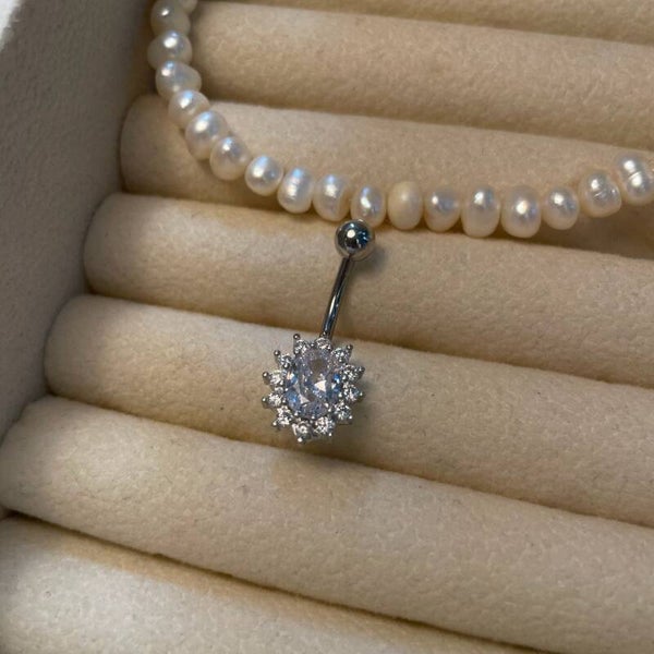 Crystal Navel Navelpiercing