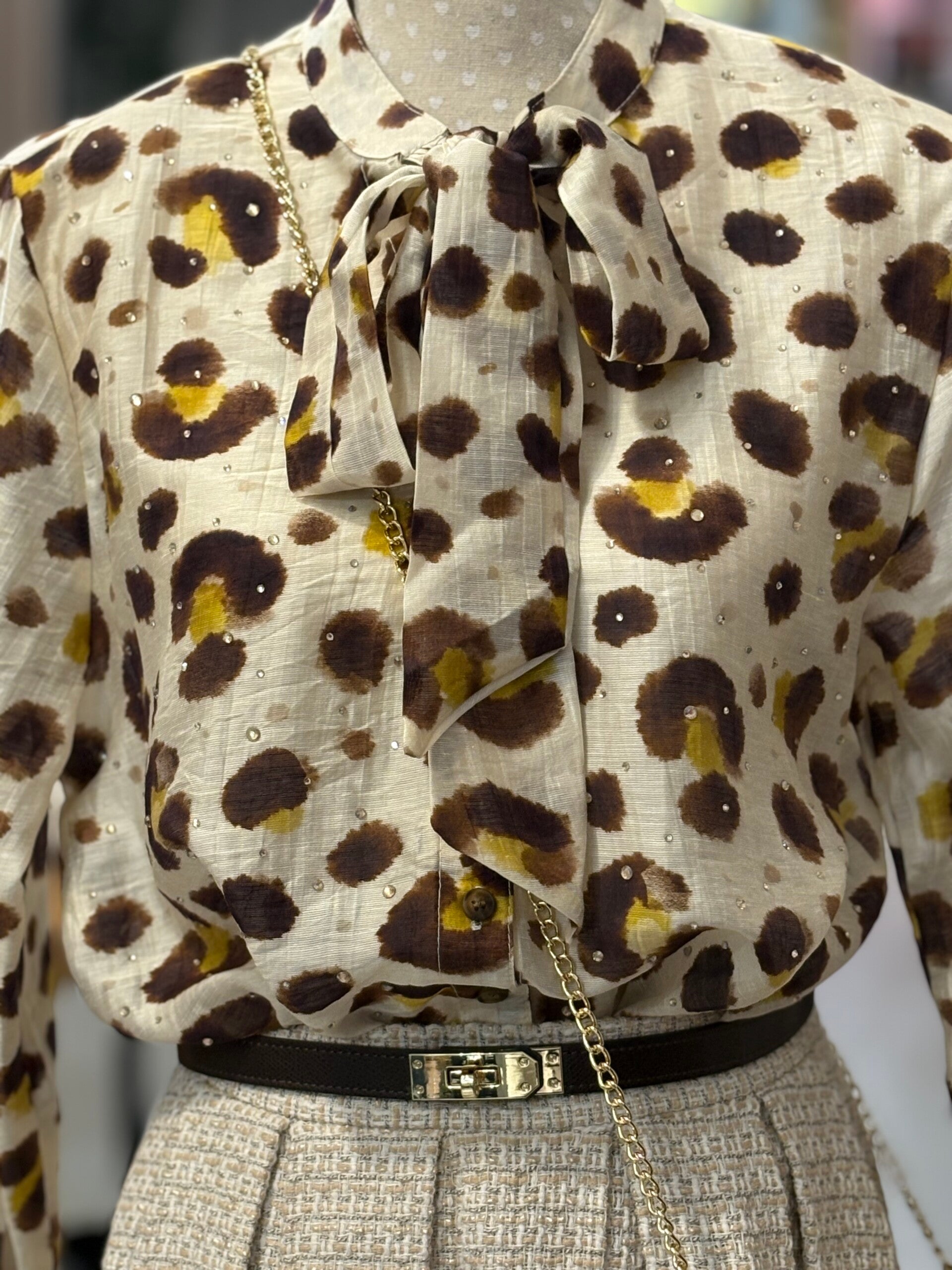 Blusa Animalier