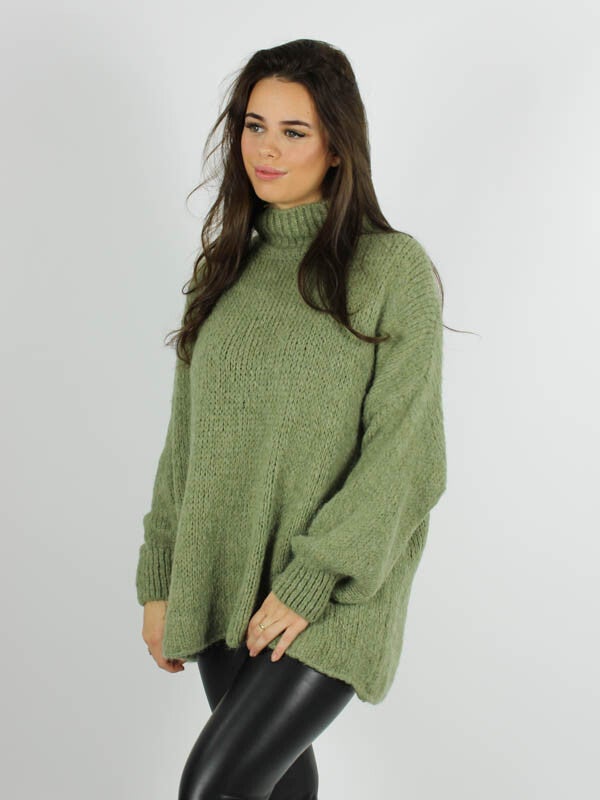 Trui Amilla – Licht Army Groen