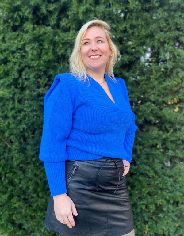 Trui Chloë - Kobalt blauw