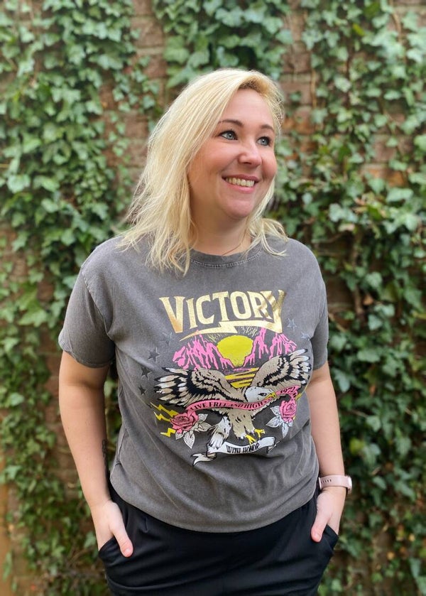 Shirt Victory - Antraciet