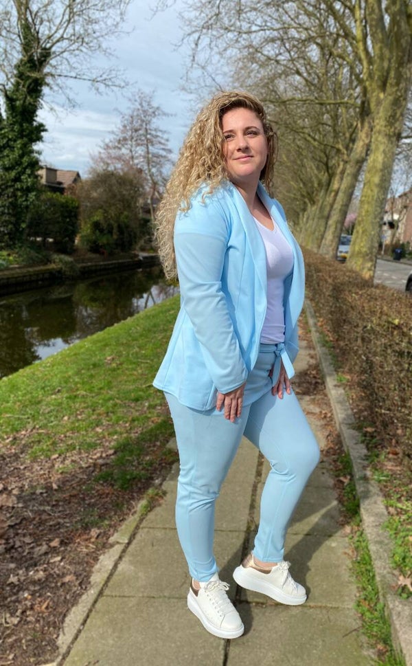 Blazerset 2 delig - Licht blauw