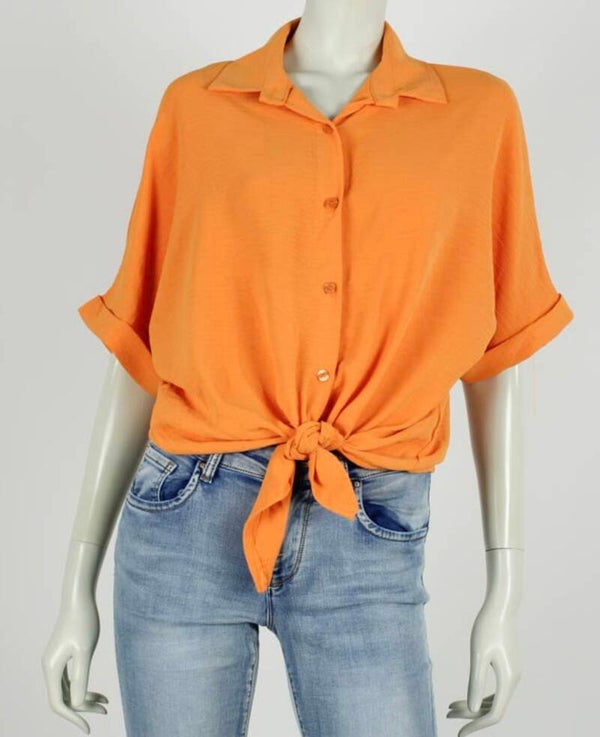 Blouse Travi - Soft oranje