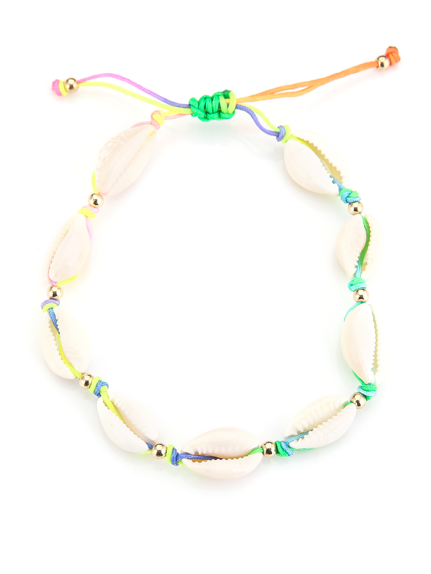 Enkelband schelpen - Rainbow