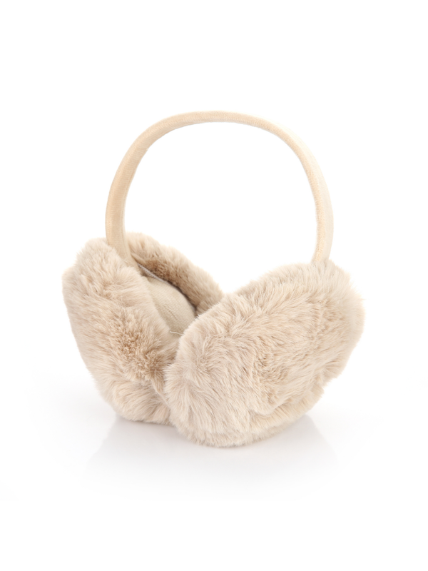 Oorwarmers faux fur - Beige