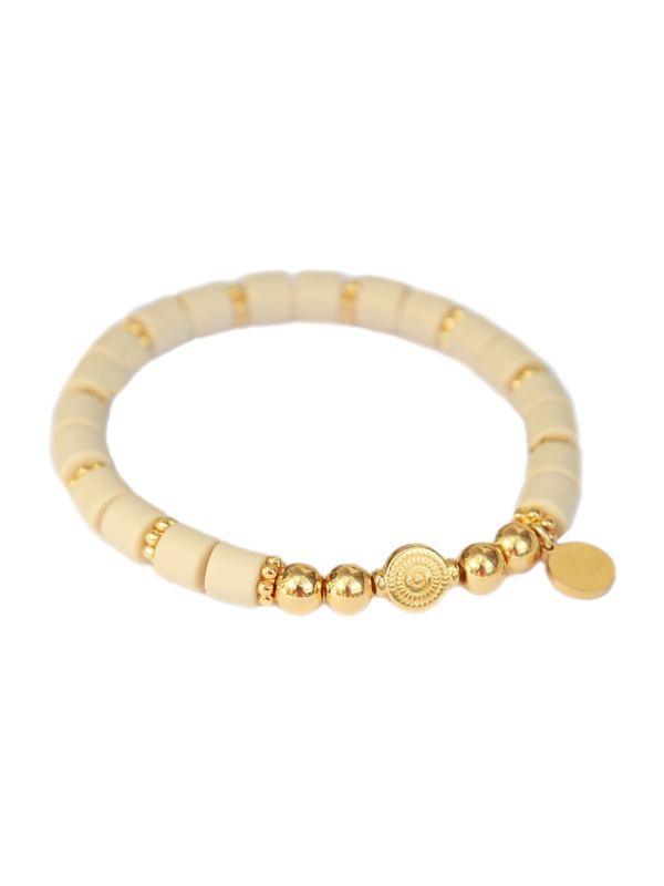Love Ibiza armband - Dolce Crème