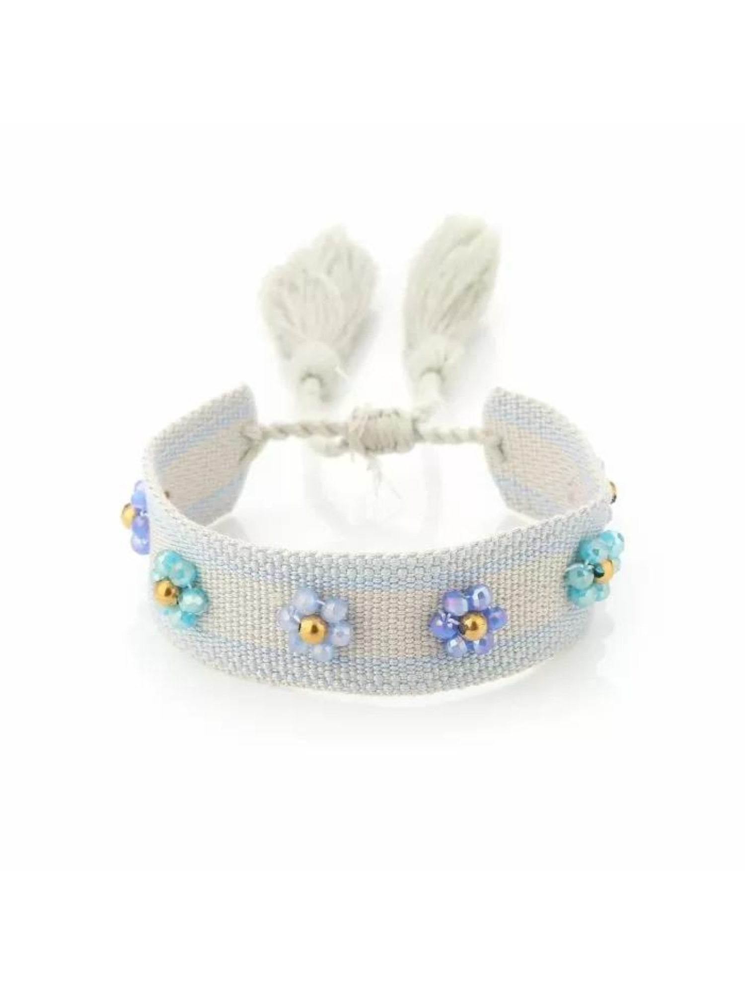 Armband Flower - Blauw
