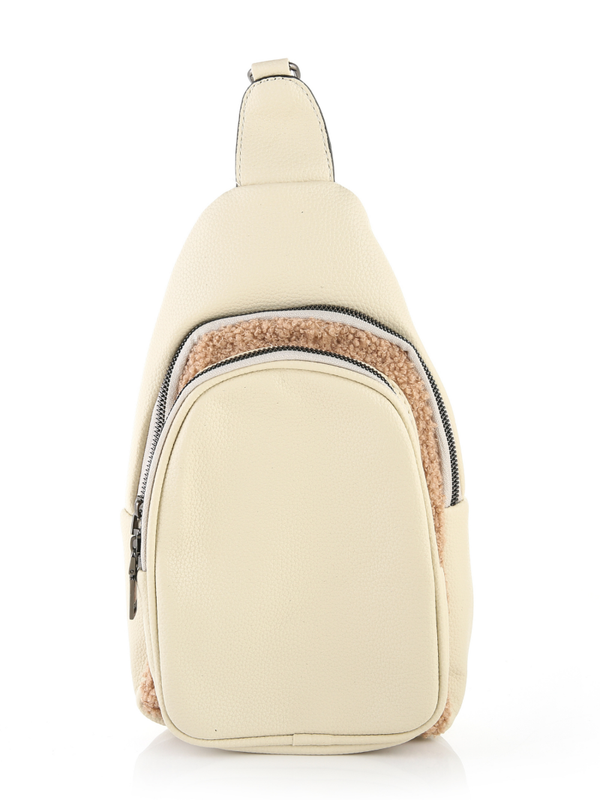 Crossbody tas luxe band - Beige