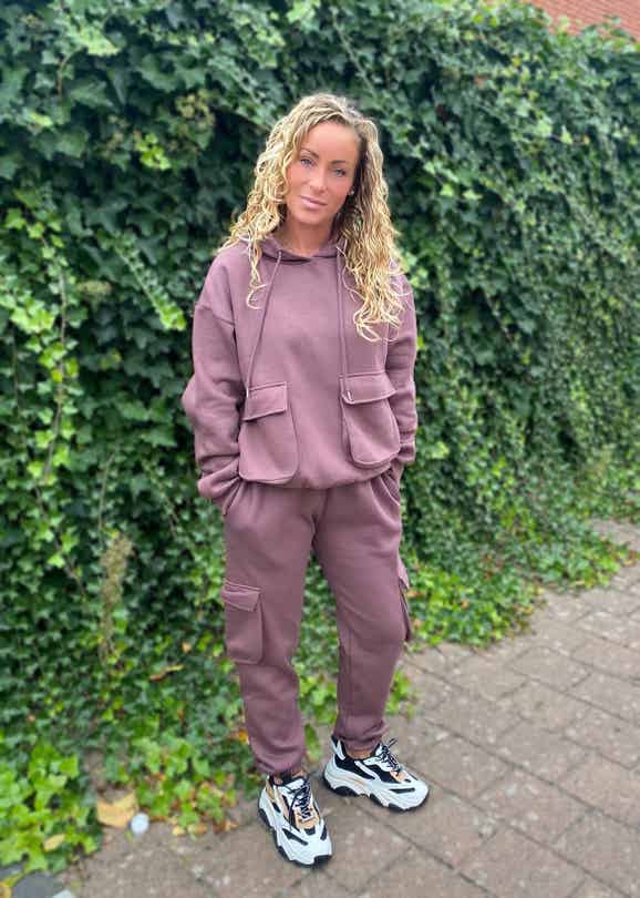 Cargo jogging set - Paars