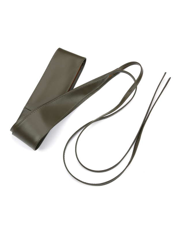 Knoopriem - Army green