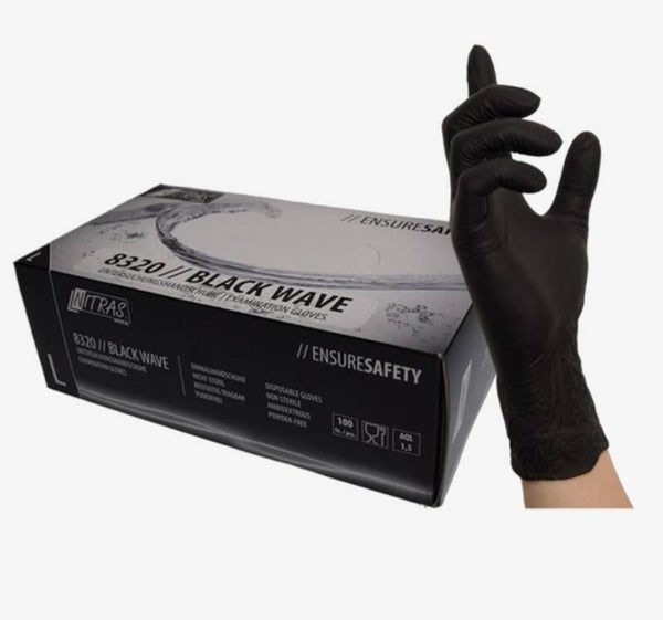 Nitril Handschoenen - Black maatje S