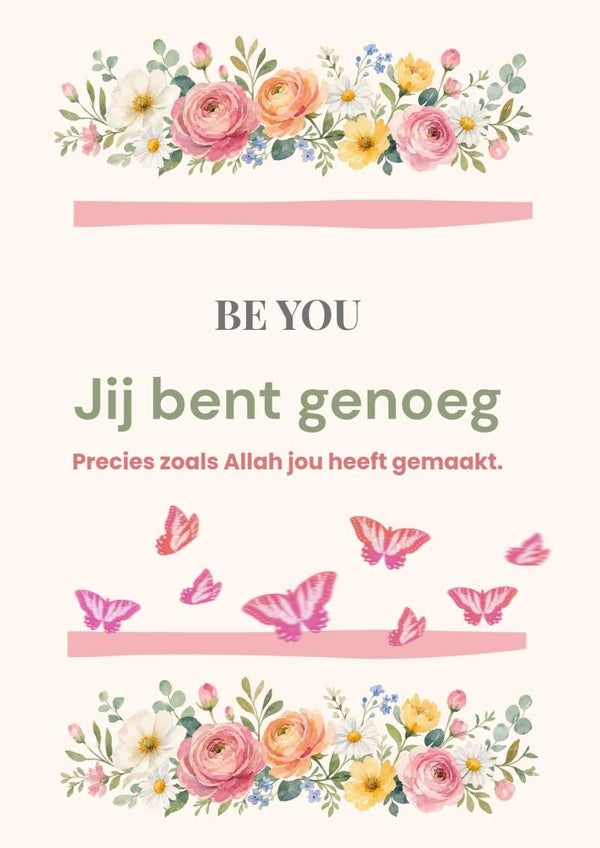 🌷BE YOU – Workshop voor meiden van 9 t/m 14 jaar